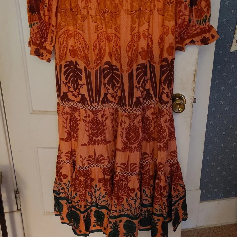 NWT FARM Rio dress, M. - Picture 5 of 8